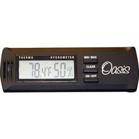 Oasis OH-2 Digital Hygrometer with case clip